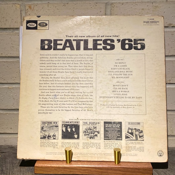 The Beatles ‘65. Original 60s vinyl record. - Picture 2 of 7